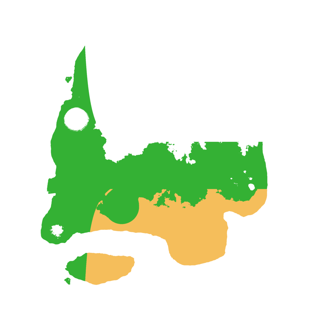 Biome Rust Map: Procedural Map, Size: 2400, Seed: 1459662281