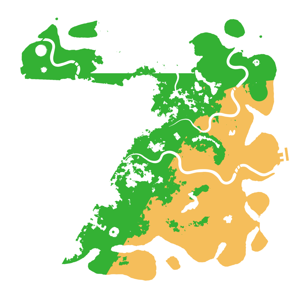 Biome Rust Map: Procedural Map, Size: 4500, Seed: 1020574310