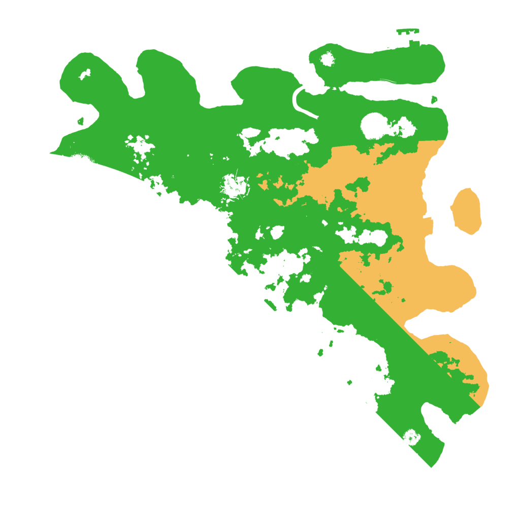 Biome Rust Map: Procedural Map, Size: 3500, Seed: 453824989