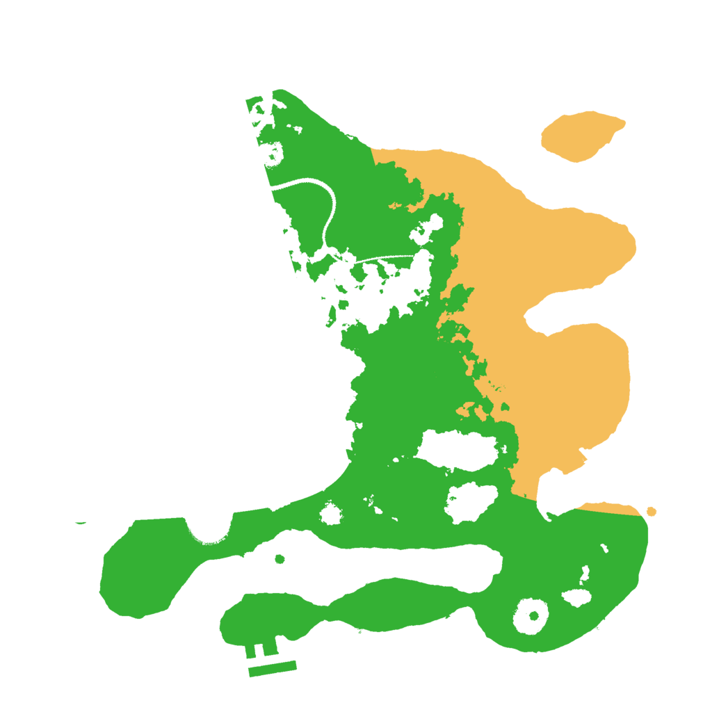 Biome Rust Map: Procedural Map, Size: 3000, Seed: 257583885