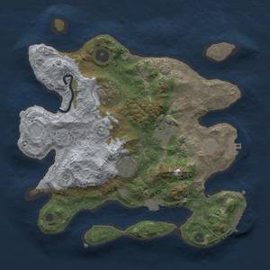 Thumbnail Rust Map: Procedural Map, Size: 3000, Seed: 257583885, 11 Monuments