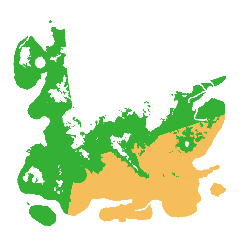 Biome Rust Map: Procedural Map, Size: 4000, Seed: 2019696132