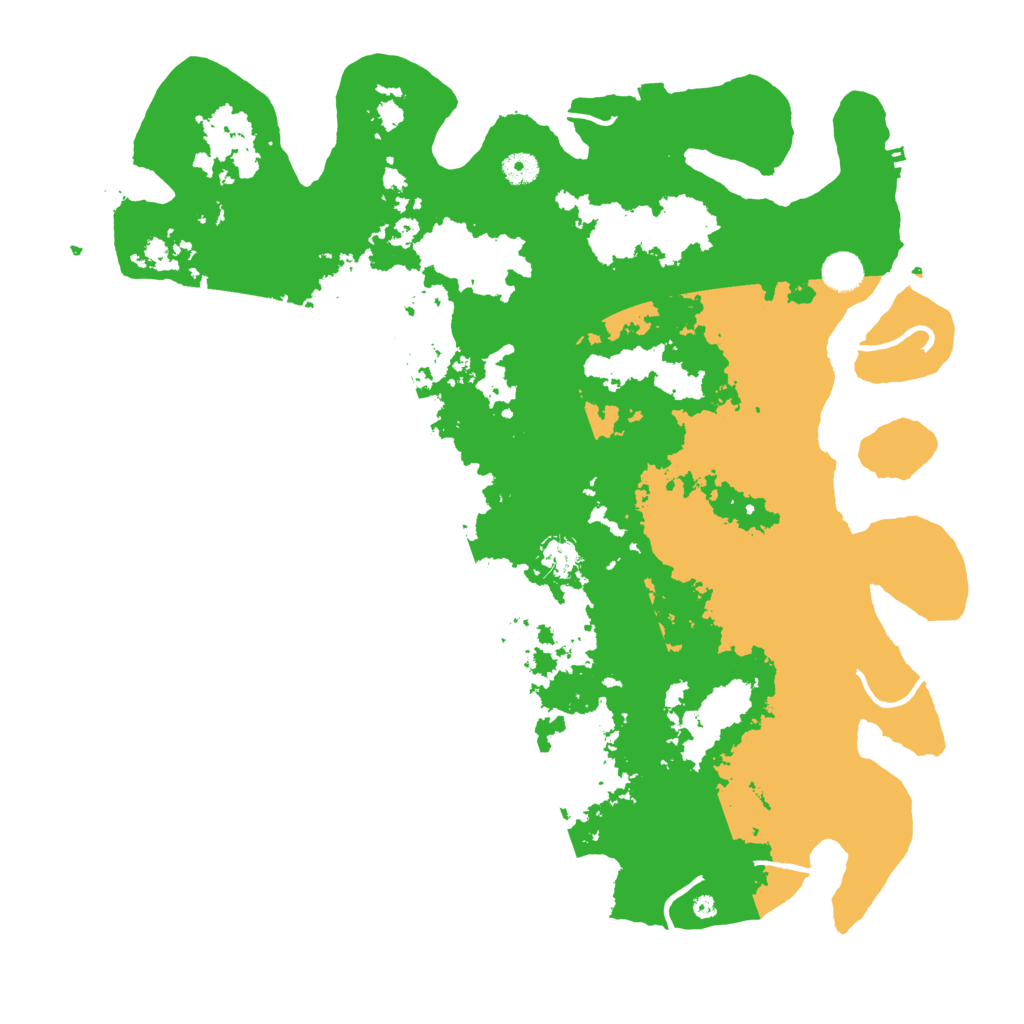 Biome Rust Map: Procedural Map, Size: 4500, Seed: 808073916