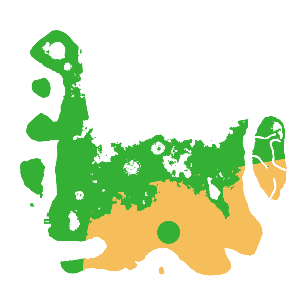 Biome Rust Map: Procedural Map, Size: 3500, Seed: 1522067751