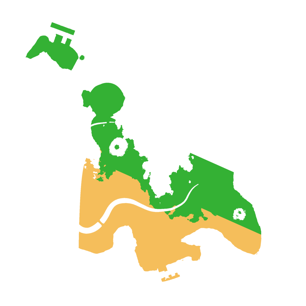 Biome Rust Map: Procedural Map, Size: 2500, Seed: 2135565