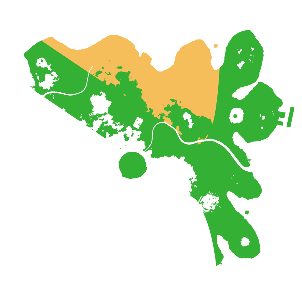 Biome Rust Map: Procedural Map, Size: 3000, Seed: 823195158