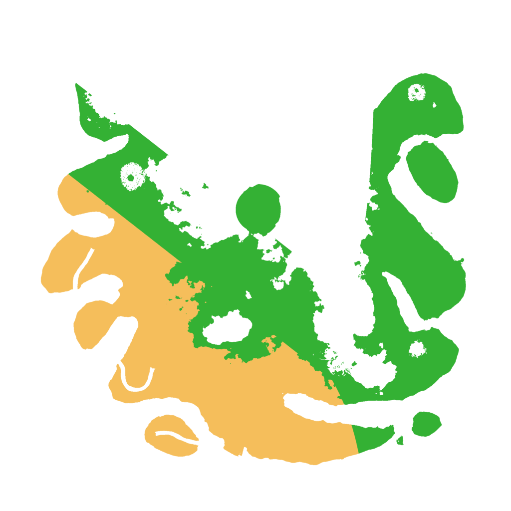 Biome Rust Map: Procedural Map, Size: 3000, Seed: 57933753