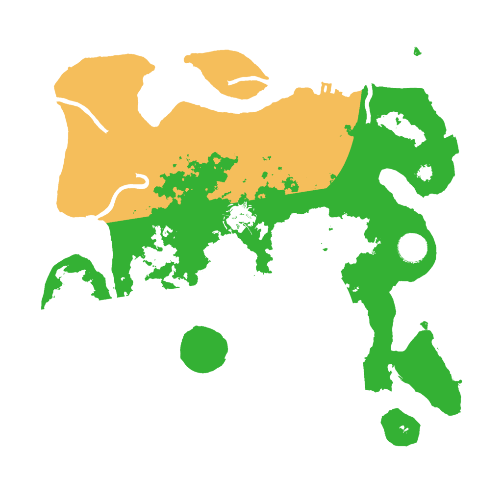 Biome Rust Map: Procedural Map, Size: 3000, Seed: 1024407556