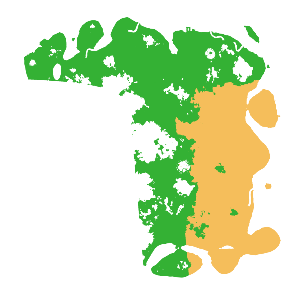 Biome Rust Map: Procedural Map, Size: 4300, Seed: 45357811