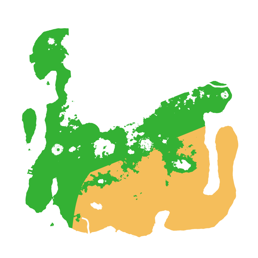 Biome Rust Map: Procedural Map, Size: 3500, Seed: 2039637324
