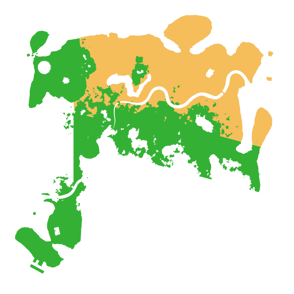 Biome Rust Map: Procedural Map, Size: 4000, Seed: 22485578