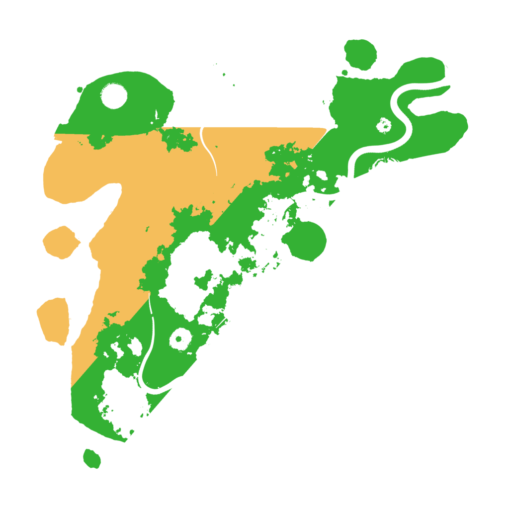 Biome Rust Map: Procedural Map, Size: 3500, Seed: 87690