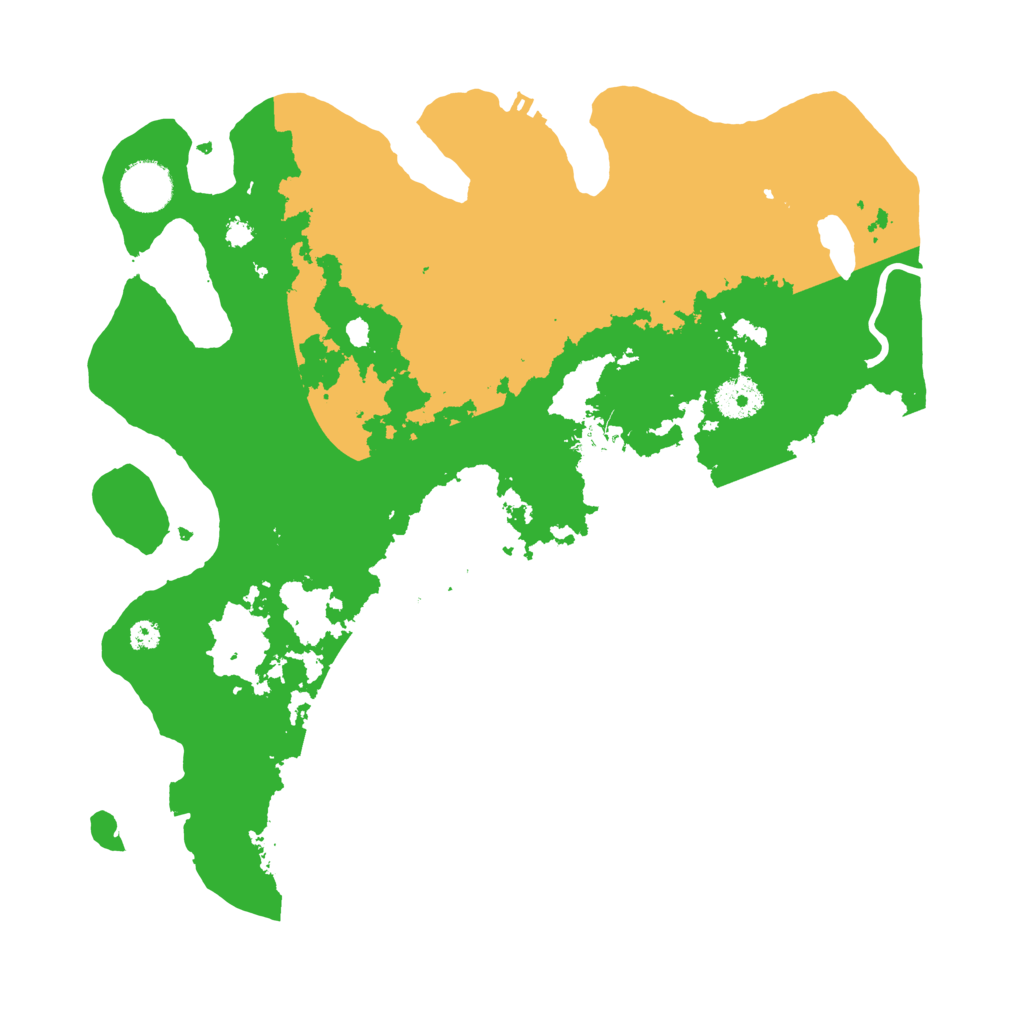 Biome Rust Map: Procedural Map, Size: 3500, Seed: 1301547489