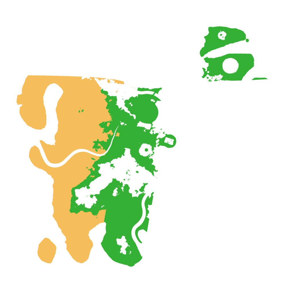 Biome Rust Map: Procedural Map, Size: 3500, Seed: 892608896