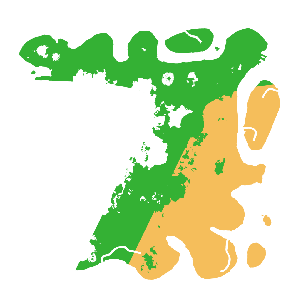 Biome Rust Map: Procedural Map, Size: 3500, Seed: 413095403