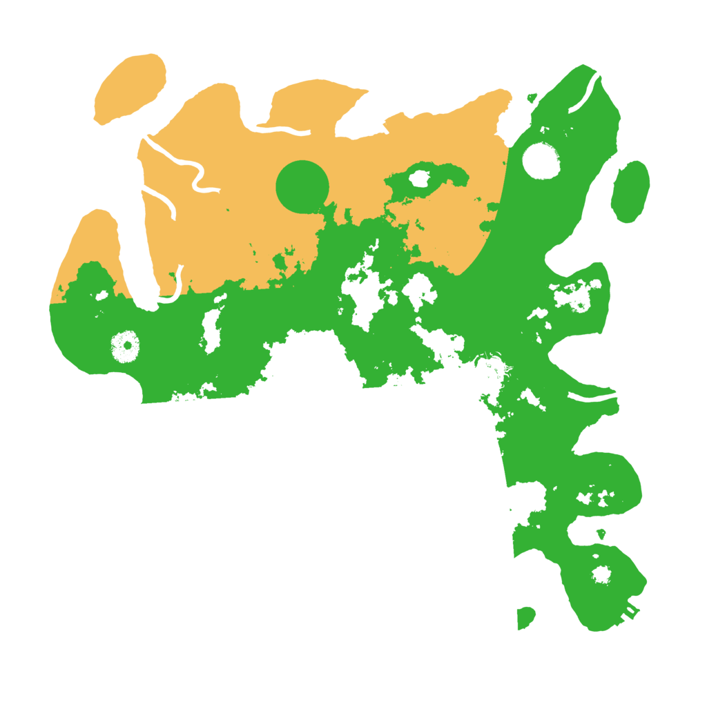 Biome Rust Map: Procedural Map, Size: 3500, Seed: 248243330