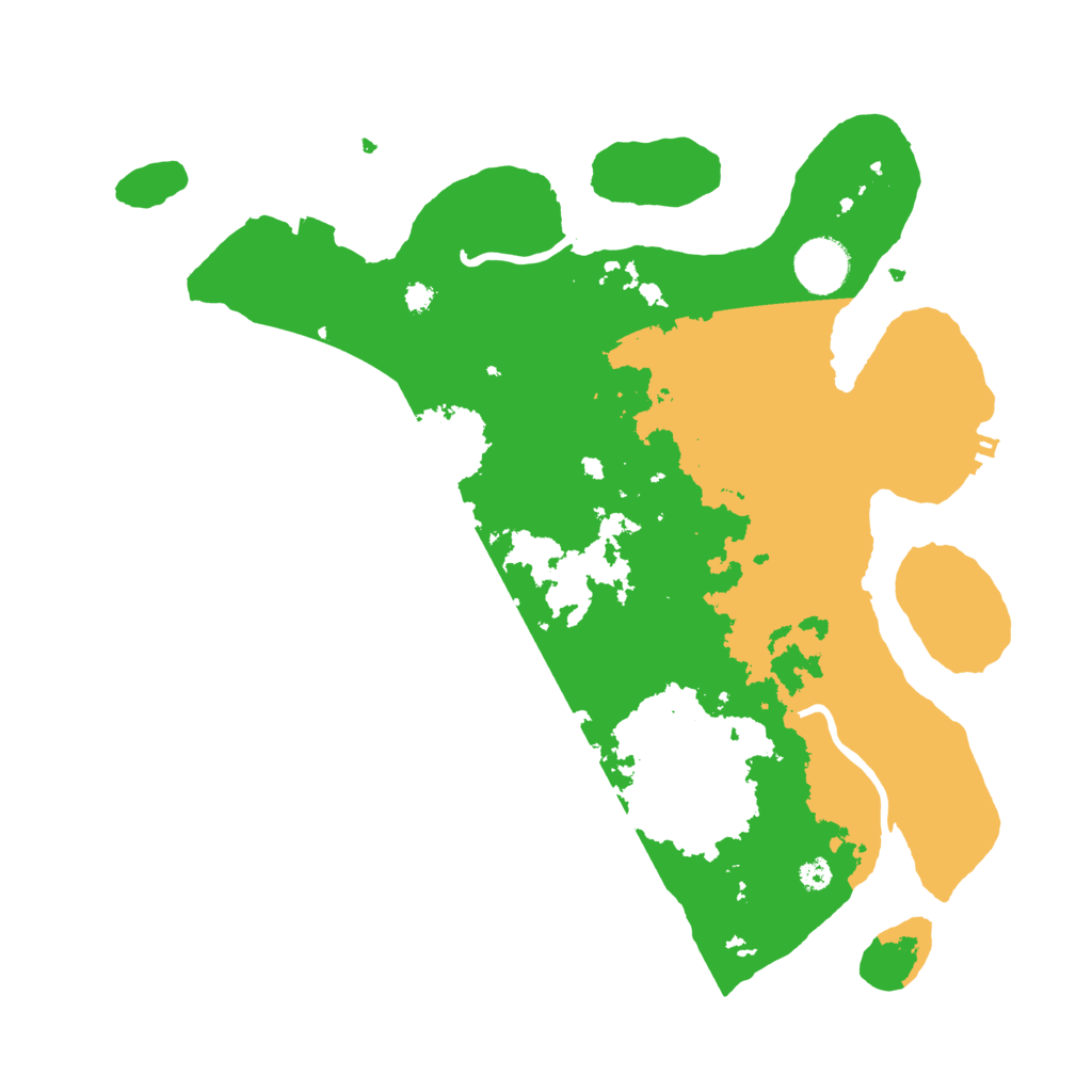 Biome Rust Map: Procedural Map, Size: 3500, Seed: 412644546