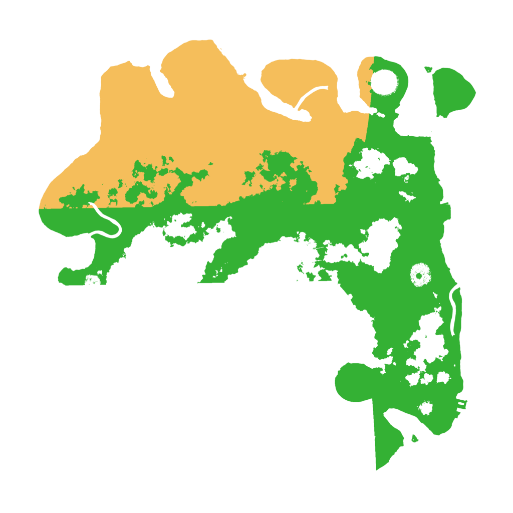 Biome Rust Map: Procedural Map, Size: 3500, Seed: 388164640