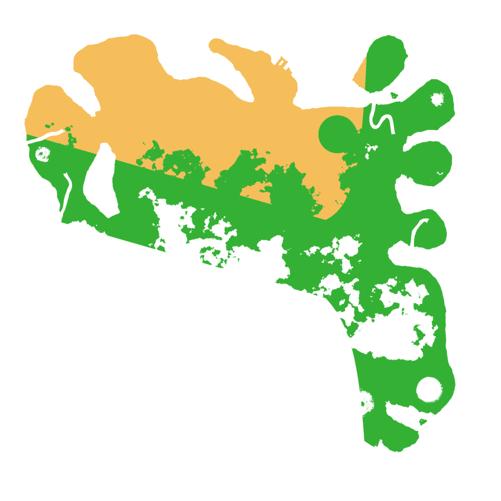 Biome Rust Map: Procedural Map, Size: 3500, Seed: 1956673724