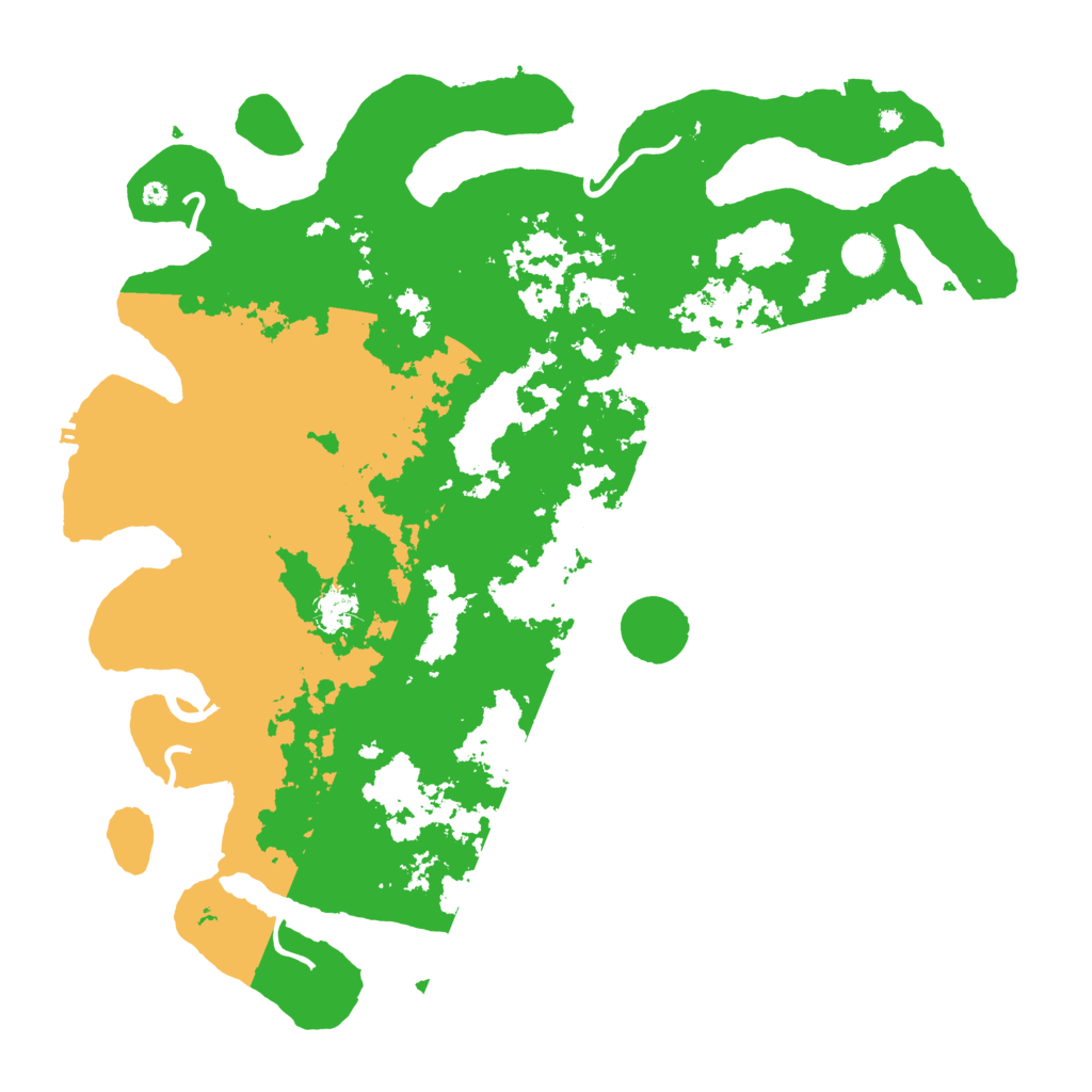 Biome Rust Map: Procedural Map, Size: 4500, Seed: 46568