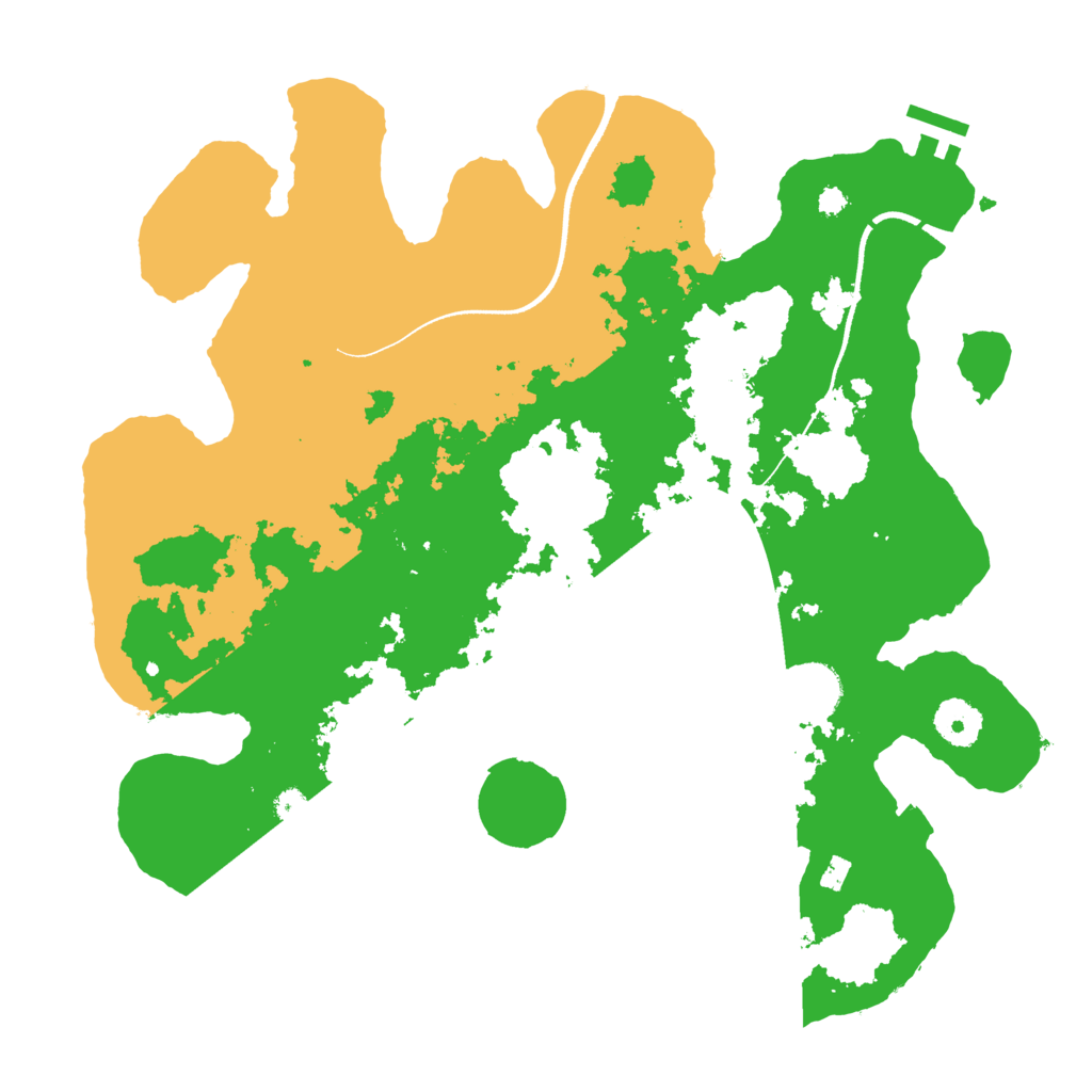 Biome Rust Map: Procedural Map, Size: 3500, Seed: 1692834133