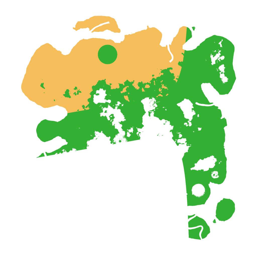 Biome Rust Map: Procedural Map, Size: 3500, Seed: 32335