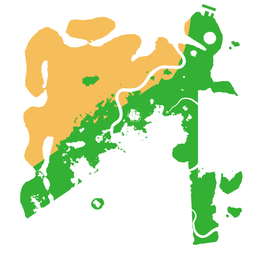 Biome Rust Map: Procedural Map, Size: 3750, Seed: 41393651
