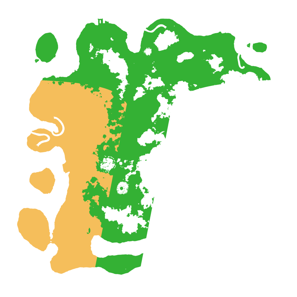 Biome Rust Map: Procedural Map, Size: 3650, Seed: 86863586