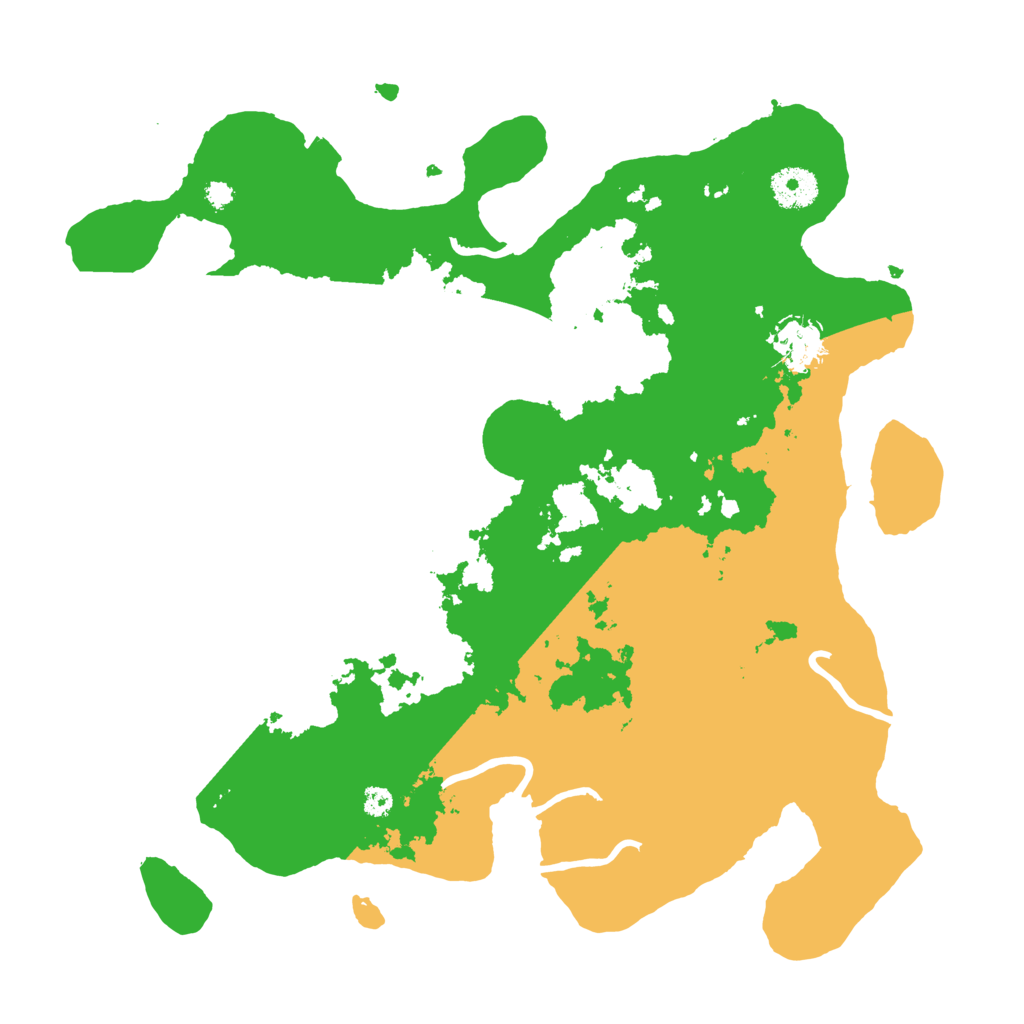 Biome Rust Map: Procedural Map, Size: 3500, Seed: 886791247