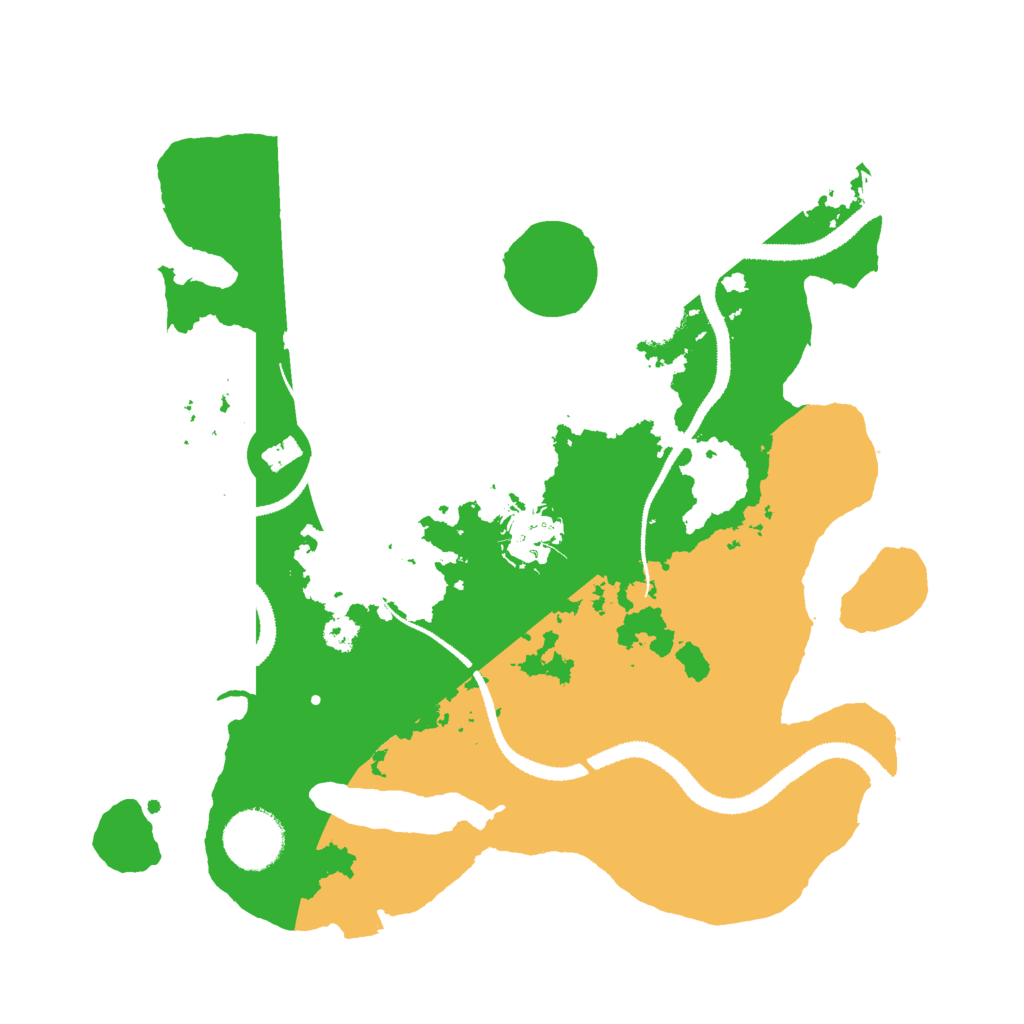 Biome Rust Map: Procedural Map, Size: 3000, Seed: 757908566