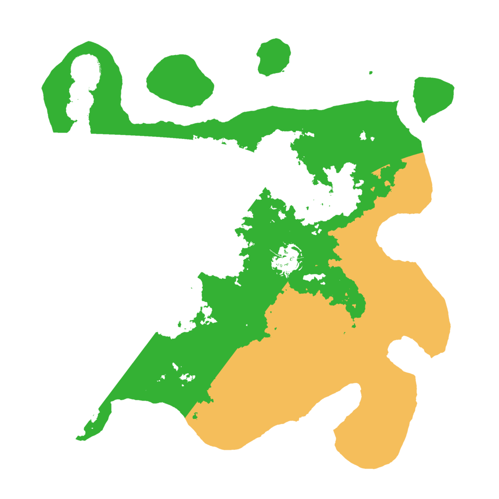 Biome Rust Map: Barren, Size: 3000, Seed: 654321