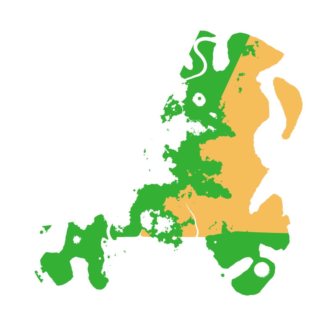 Biome Rust Map: Procedural Map, Size: 3700, Seed: 1983208317