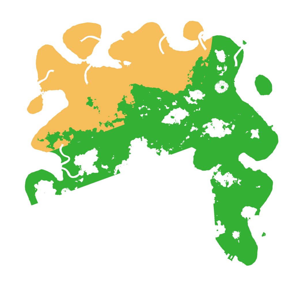 Biome Rust Map: Procedural Map, Size: 3500, Seed: 1464533053