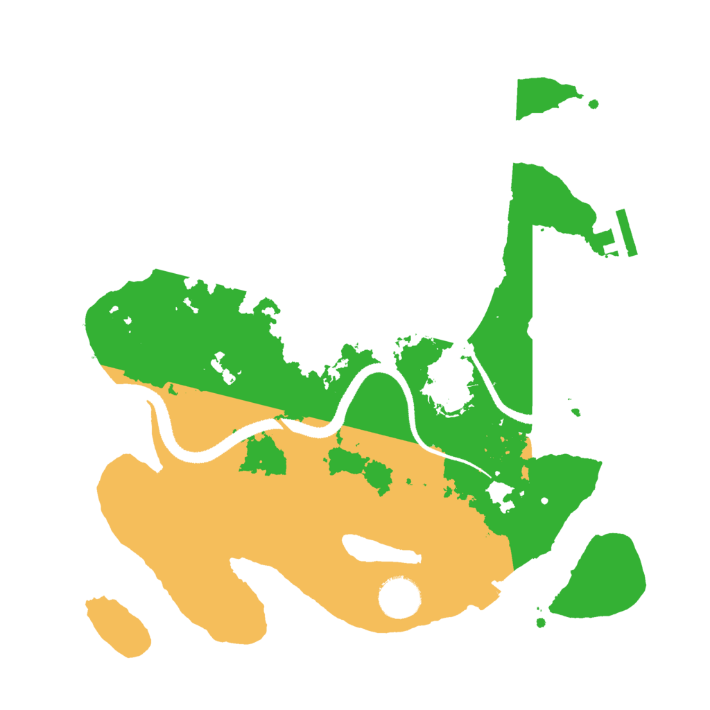 Biome Rust Map: Procedural Map, Size: 3000, Seed: 978345799