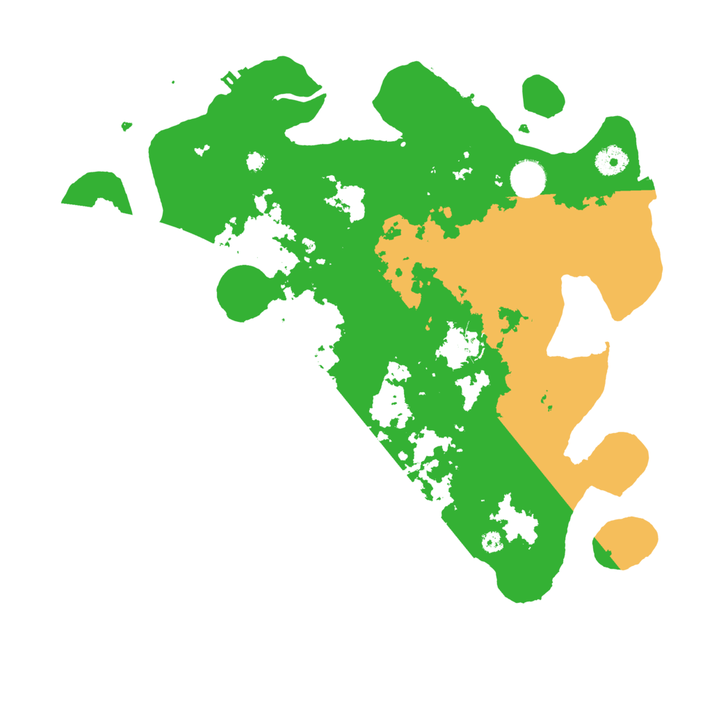 Biome Rust Map: Procedural Map, Size: 3500, Seed: 13437