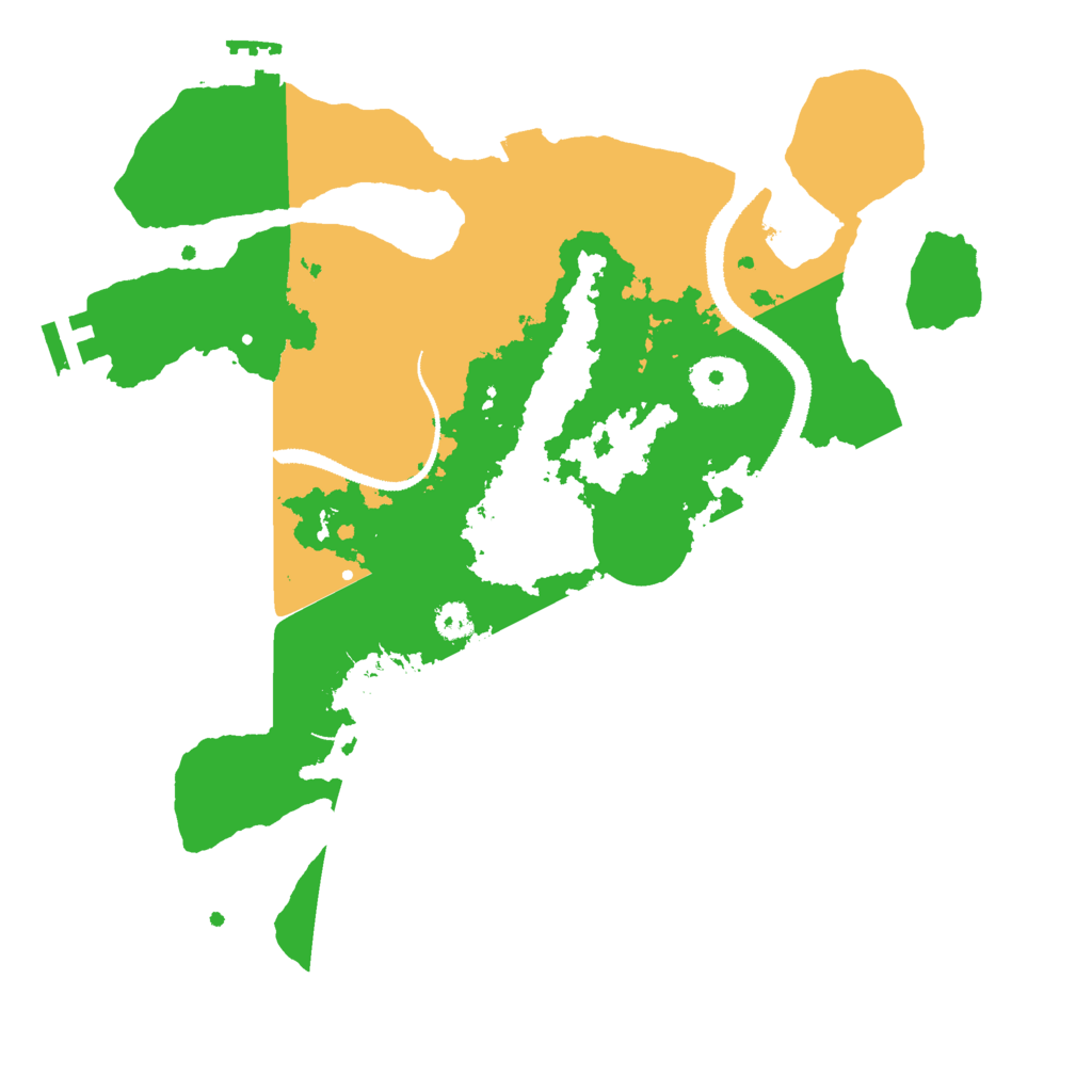 Biome Rust Map: Procedural Map, Size: 3000, Seed: 2098970585
