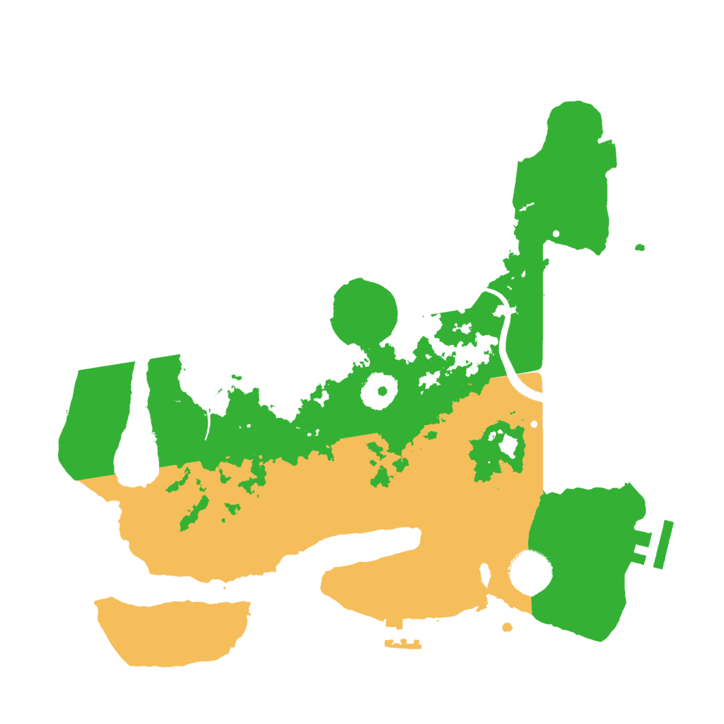 Biome Rust Map: Procedural Map, Size: 3000, Seed: 1551772288