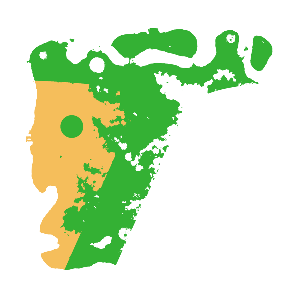 Biome Rust Map: Procedural Map, Size: 3500, Seed: 826403010