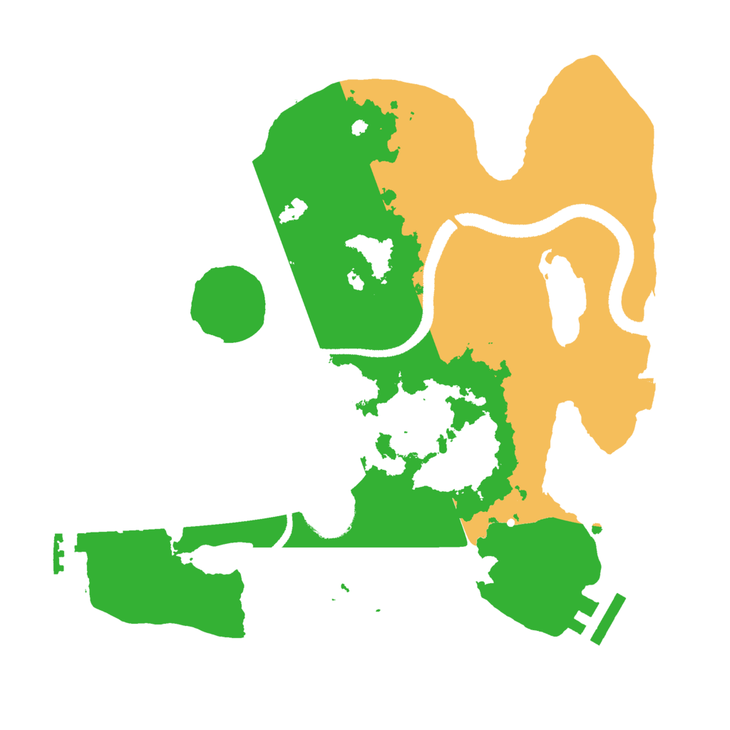 Biome Rust Map: Procedural Map, Size: 2700, Seed: 1308172791