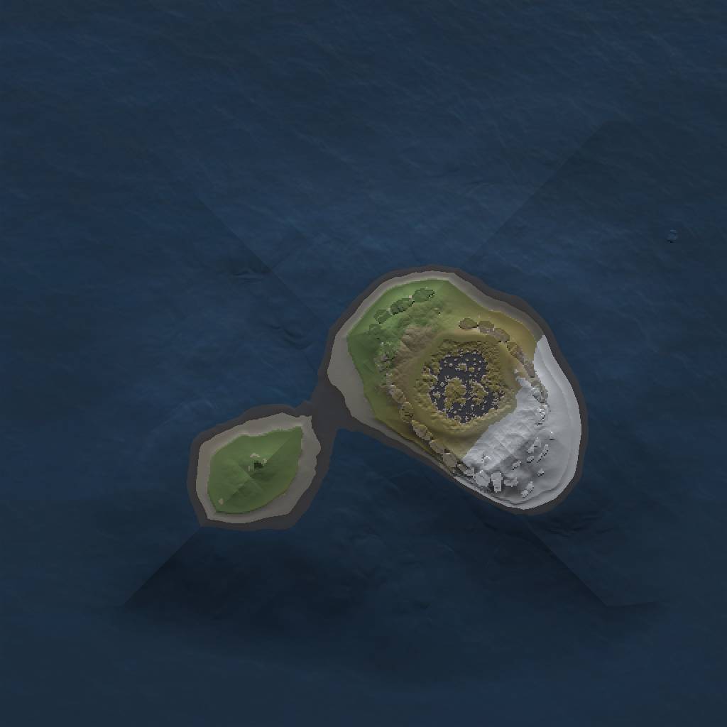 Rust Map: Procedural Map, Size: 1000, Seed: 1963427201, 3 Monuments