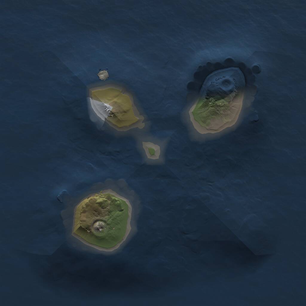 Rust Map: Procedural Map, Size: 1200, Seed: 8223, 1 Monuments