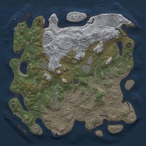 Thumbnail Rust Map: Procedural Map, Size: 4250, Seed: 1147572465, 19 Monuments