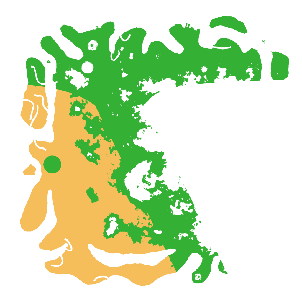 Biome Rust Map: Procedural Map, Size: 4500, Seed: 12152125