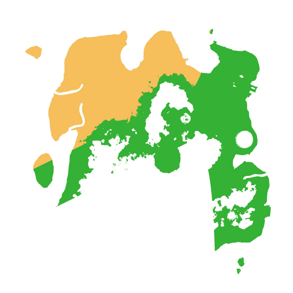 Biome Rust Map: Procedural Map, Size: 3000, Seed: 2854760