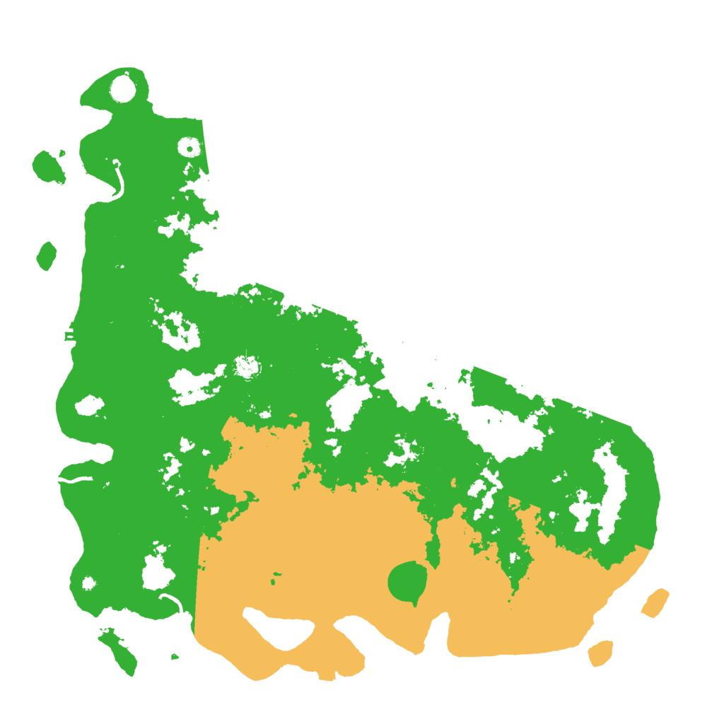 Biome Rust Map: Procedural Map, Size: 5000, Seed: 9876153