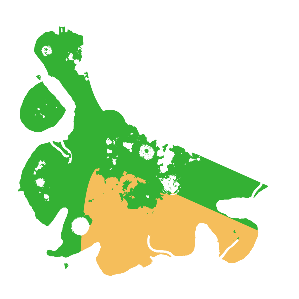 Biome Rust Map: Procedural Map, Size: 3000, Seed: 1665201650