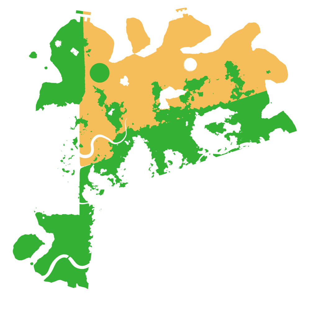 Biome Rust Map: Procedural Map, Size: 4300, Seed: 76715118