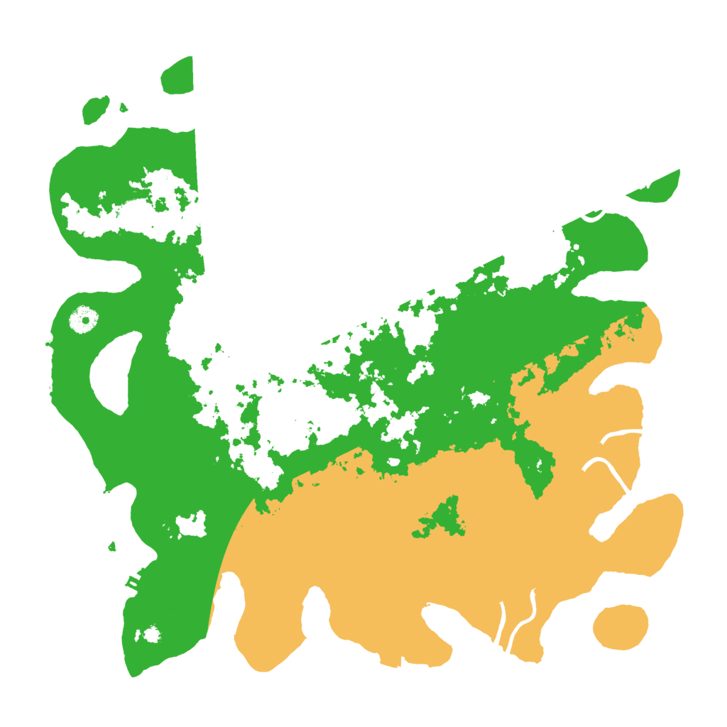 Biome Rust Map: Procedural Map, Size: 4000, Seed: 1157136848