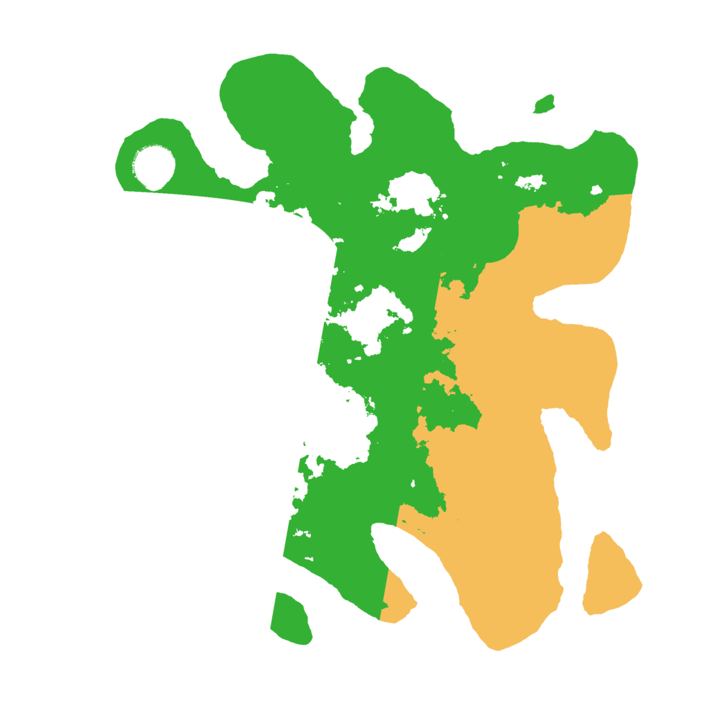 Biome Rust Map: Barren, Size: 3000, Seed: 1864273