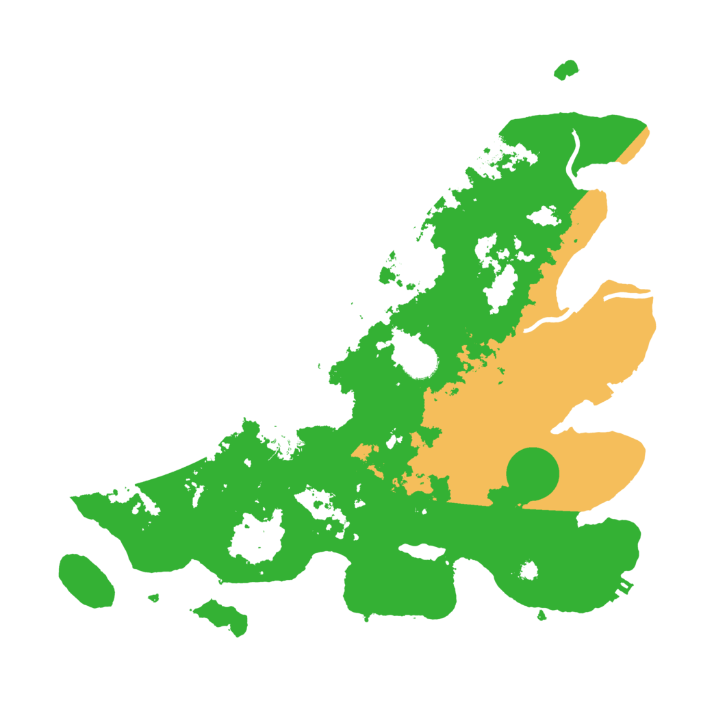 Biome Rust Map: Procedural Map, Size: 3500, Seed: 307498122